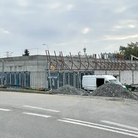 Rzeszów - Budowa restauracji McDonald's przy ul. Dębickiej w Rzeszowie [październik 2025] - fot 9