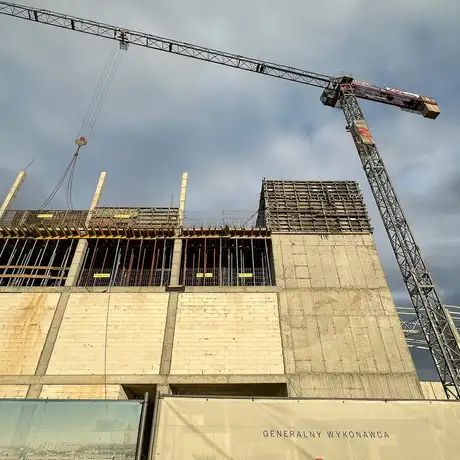 Rzeszów - Budowa Podkarpackiego Centrum Lekkiej Atletyki przy ul. Wyspiańskiego [październik 2025] - fot 13