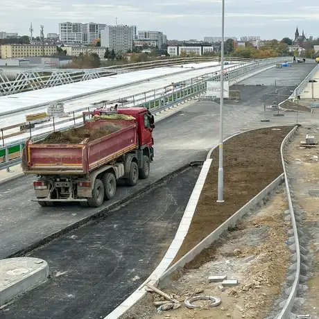 Rzeszów - Wisłokostrada - nowe zdjęcia z budowy [październik 2025] - fot 1