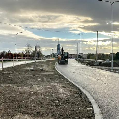 Rzeszów - Wisłokostrada - nowe zdjęcia z budowy [październik 2025] - fot 23