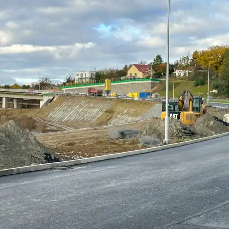 Rzeszów - Wisłokostrada - nowe zdjęcia z budowy [październik 2025] - fot 27