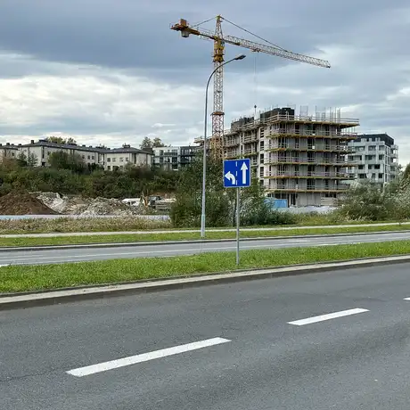 Rzeszów - Budowa wielorodzinnych budynków mieszkalnych przy ul. Sieciecha w Rzeszowie [październik 2025] - fot 9