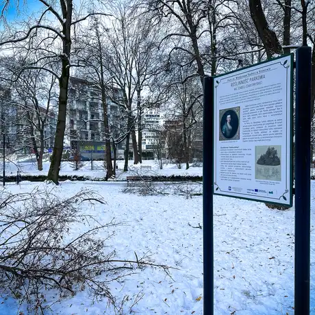 Rzeszów - Park Szafera w zimowej scenerii - fot 3