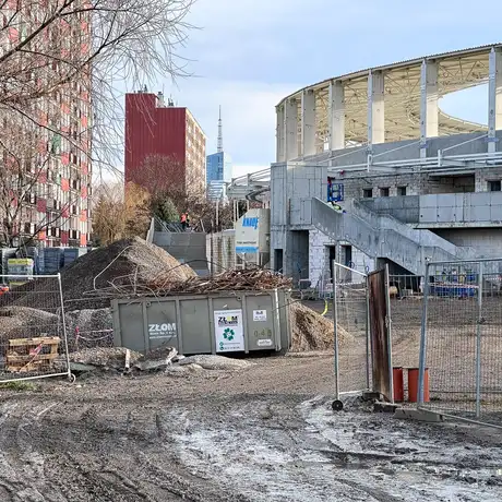 Rzeszów - Budowa Podkarpackiego Centrum Lekkiej Atletyki w Rzeszowie [grudzień 2025] - fot 13