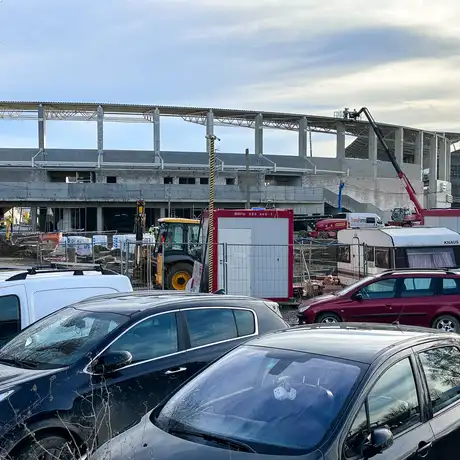 Rzeszów - Budowa Podkarpackiego Centrum Lekkiej Atletyki w Rzeszowie [grudzień 2025] - fot 12