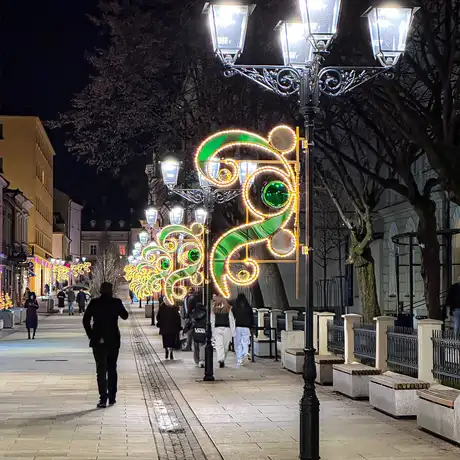 Rzeszów - Świąteczne oświetlenie Rzeszowa w sezonie 2025 / 2026 - fot 33