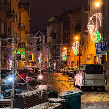 Rzeszów - Świąteczne oświetlenie Rzeszowa w sezonie 2025 / 2026 - fot 10