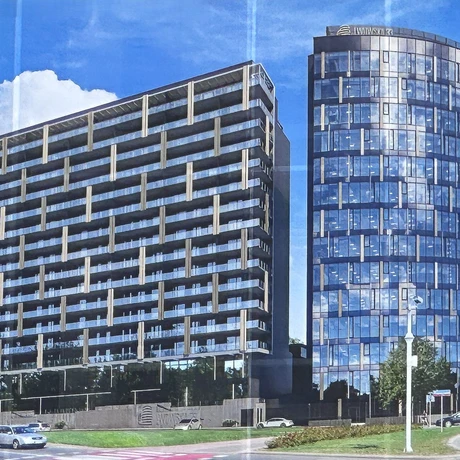 Rzeszów - Budowa 17-piętrowego wieżowca przy rondzie Pobitno - Lwowska 33 [marzec 2026] - fot 2