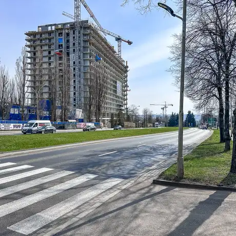 Rzeszów - Budowa 17-piętrowego wieżowca przy rondzie Pobitno - Lwowska 33 [marzec 2026] - fot 17