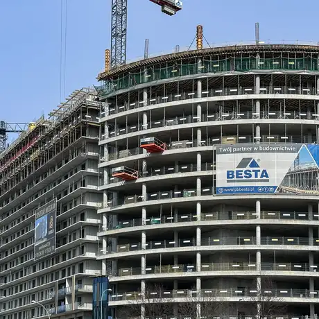 Rzeszów - Budowa 17-piętrowego wieżowca przy rondzie Pobitno - Lwowska 33 [marzec 2026] - fot 35