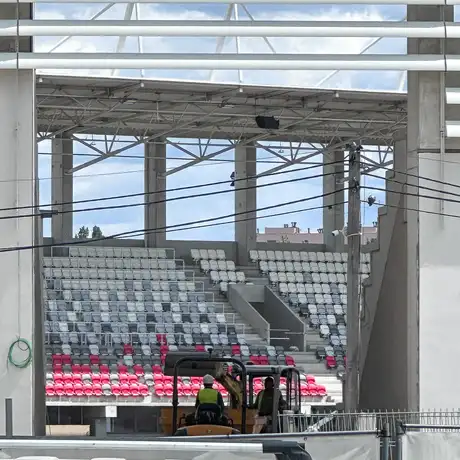 Rzeszów - Budowa Podkarpackiego Centrum Lekkiej Atletyki przy ul. Wyspiańskiego [maj 2026] - fot 12
