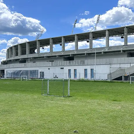 Rzeszów - Budowa Podkarpackiego Centrum Lekkiej Atletyki przy ul. Wyspiańskiego [maj 2026] - fot 16