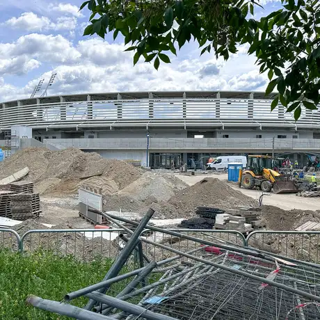 Rzeszów - Budowa Podkarpackiego Centrum Lekkiej Atletyki przy ul. Wyspiańskiego [maj 2026] - fot 20