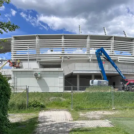 Rzeszów - Budowa Podkarpackiego Centrum Lekkiej Atletyki przy ul. Wyspiańskiego [maj 2026] - fot 28