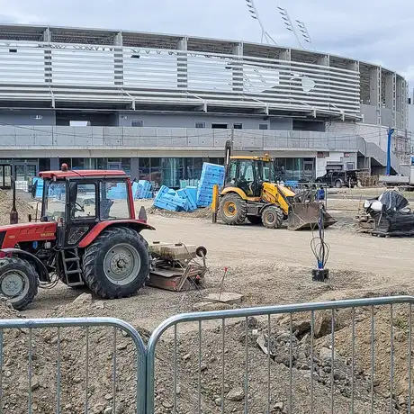 Rzeszów - Budowa Podkarpackiego Centrum Lekkiej Atletyki przy ul. Wyspiańskiego [maj 2026] - fot 4