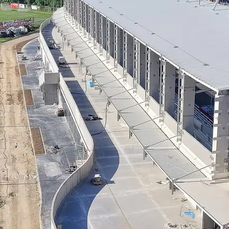 Rzeszów - Budowa Podkarpackiego Centrum Lekkiej Atletyki przy ul. Wyspiańskiego [maj 2026] - fot 2