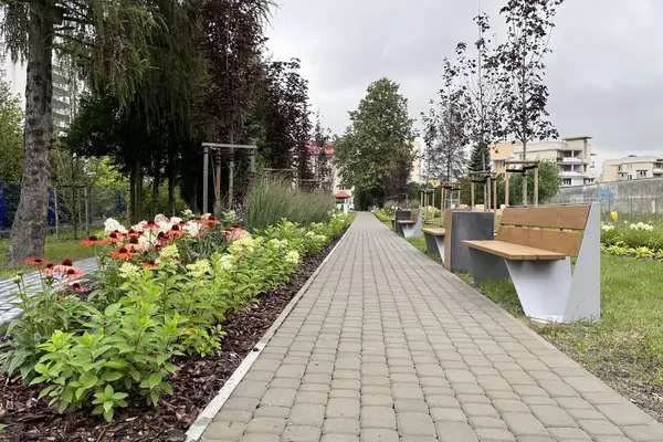 Ogród kieszonkowy Bielefeld przy ul. Kurpiowskiej