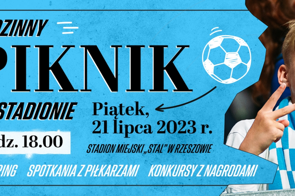 Rodzinny piknik na stadionie