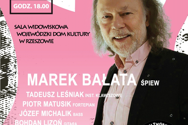 Marek Bałata z zespołem