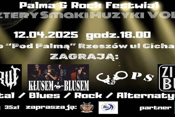 Palma & Rock Festiwal - Cztery Smaki Muzyki 