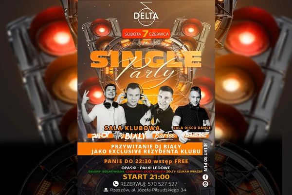 Single Party - przywitanie rezydenta