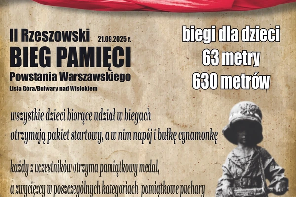 II Rzeszowski Bieg Pamięci Powstania Warszawskiego