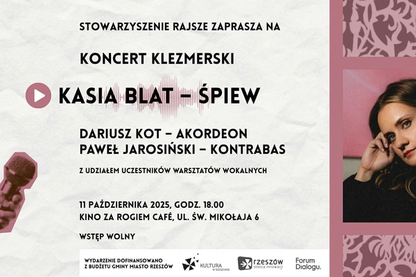 Koncert klezmerski Kasi Blat