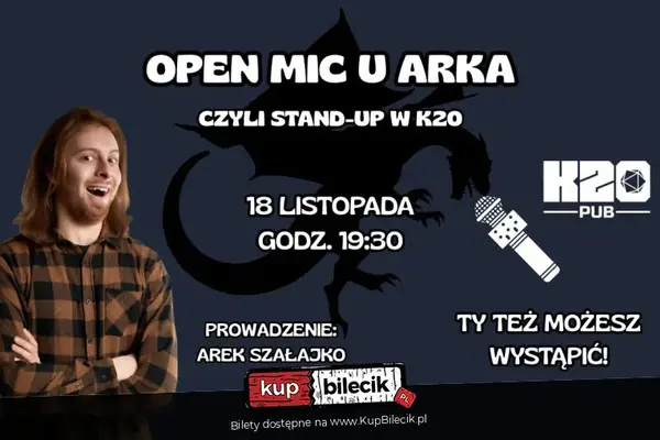 Stand-up: Open Mic u Arka