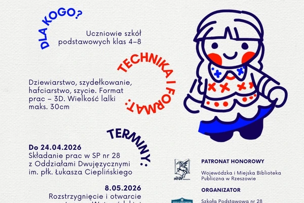 „Podkarpacka lalka” - międzyszkolny konkurs plastyczno-techniczny