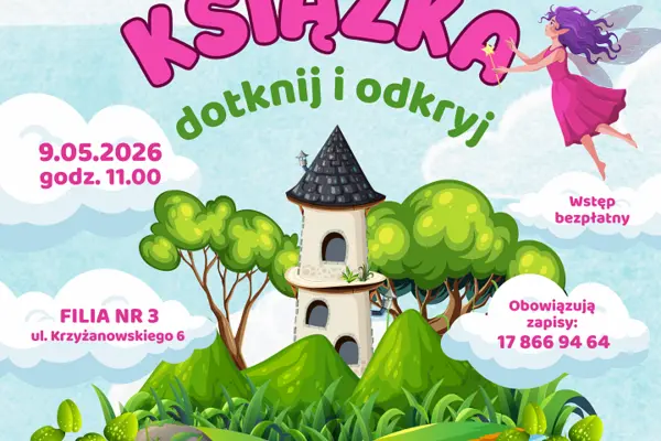 Zaczarowana książka – dotknij i odkryj: zajęcia literacko-plastyczne