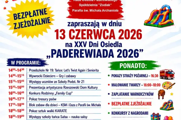 Paderewiada 2026 - Dni Osiedla Paderewskiego