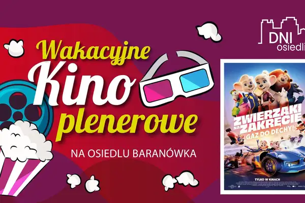 Wakacyjne Kino Plenerowe: Zwierzaki na zakręcie