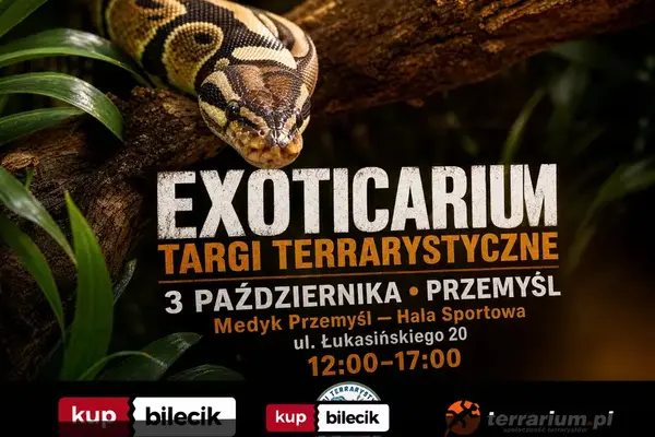 Exoticarium  - Targi Terrarystyczne + Wystawa Pająków