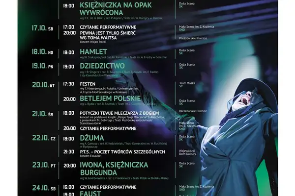 64. Rzeszowskie Spotkania Teatralne: 05. Festiwal Arcydzieł