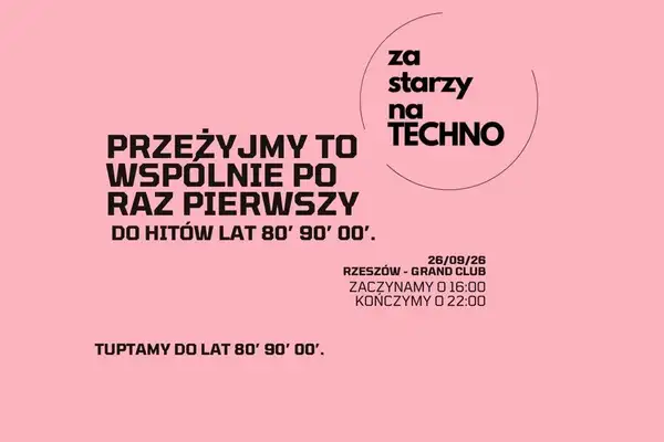 Za starzy na techno