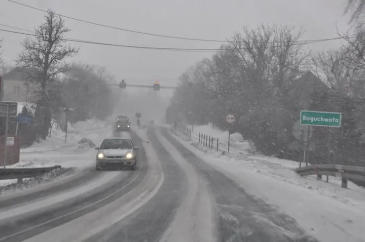 Zawieje i zamiecie śnieżne - Podkarpacie - 28.01.2010