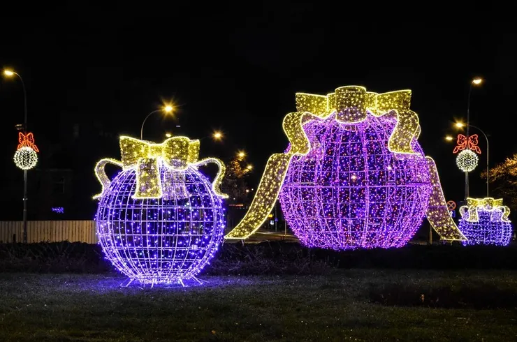 Rzeszów - Świąteczne iluminacje w Rzeszowie