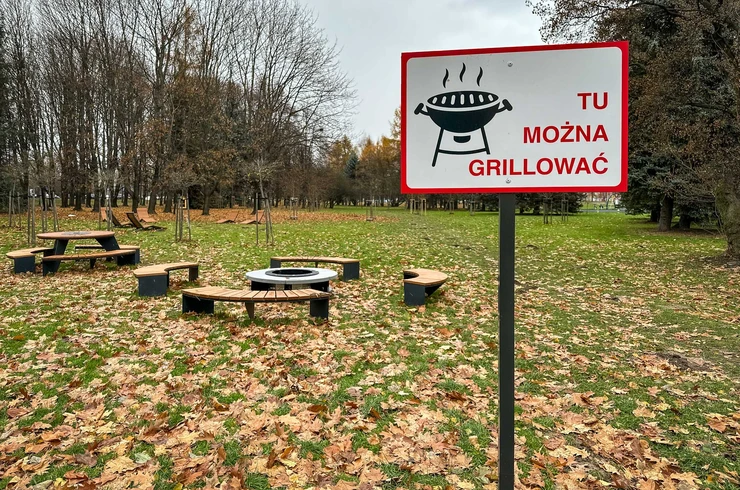Rzeszów - Strefa relaksu w Parku Zdrowia na osiedlu Kmity
