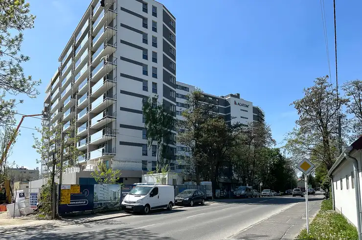 Budowa 12-piętrowego budynku mieszkalnego przy ul. Langiewicza [29.04.2024]