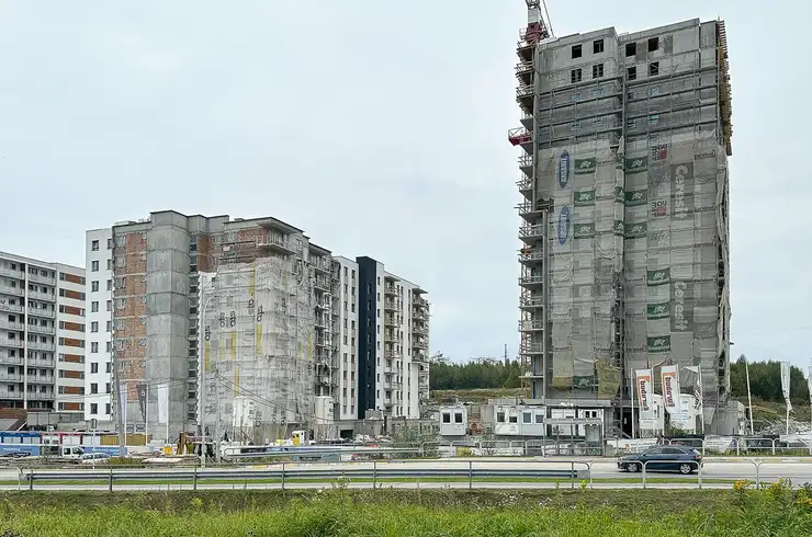 Budowa wieżowca Karolina Park II na osiedlu Kotuli [październik 2025]