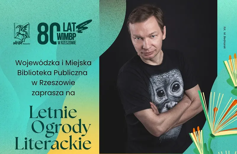 Tomasz Jachimek gościem Letnich Ogrodów Literackich