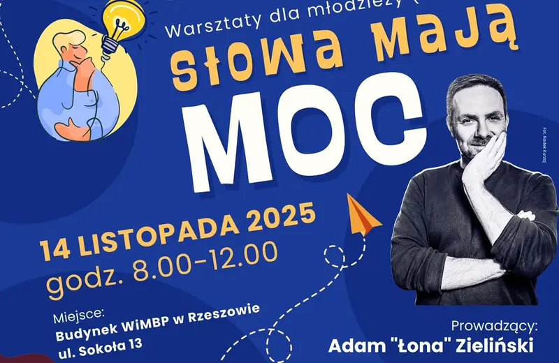 Znany raper poprowadzi warsztaty dla młodzieży w rzeszowskiej bibliotece