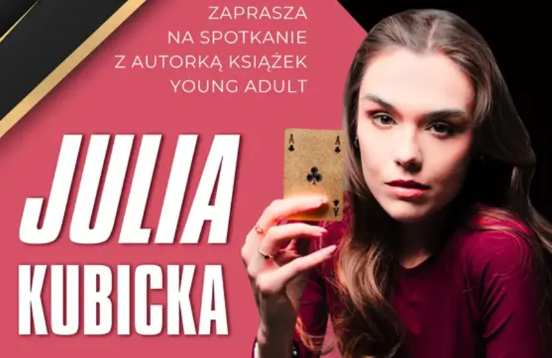 Julia Kubicka, autorka książek young adult spotka się z czytelnikami