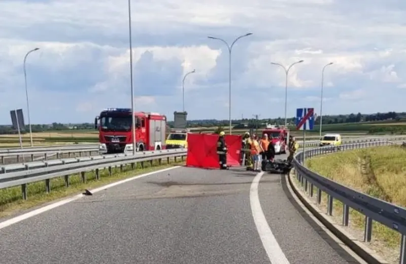 Śmiertelny wpadek na A4. Nie żyje 42-latek z Rzeszowa