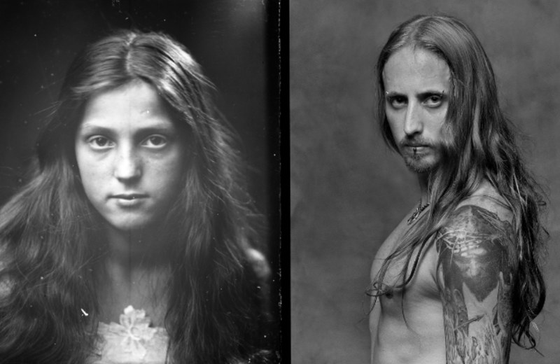 Zdjęcia Michała Drozda korespondujące z pracami Edwarda Janusza na wystawie w Filharmonii Podkarpackiej