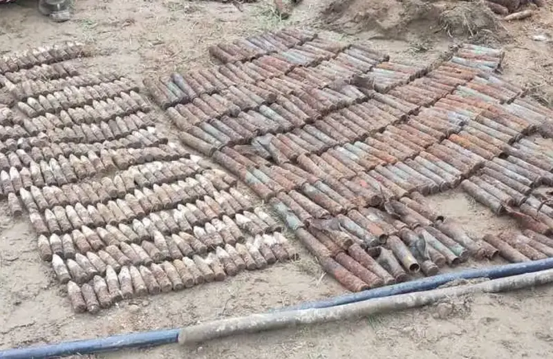 Niewybuchy w Jasionce. Wykopano i zabezpieczono ponad 2 tys. pocisków