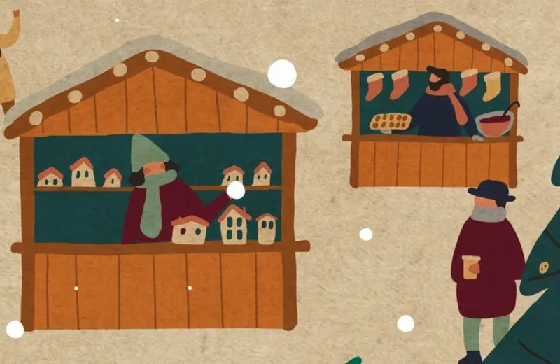 W Millenium Hall otwarto mini jarmark z ciepłymi napojami i regionalnymi smakołykami