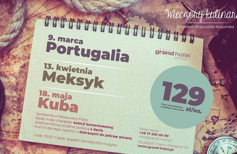 Wieczory kulinarne z winami wróciły do Restauracji Patio w Grand Hotel Boutique