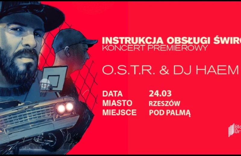 O.S.T.R rusza w trasę promującą nową płytę. W marcu zagra w Rzeszowie