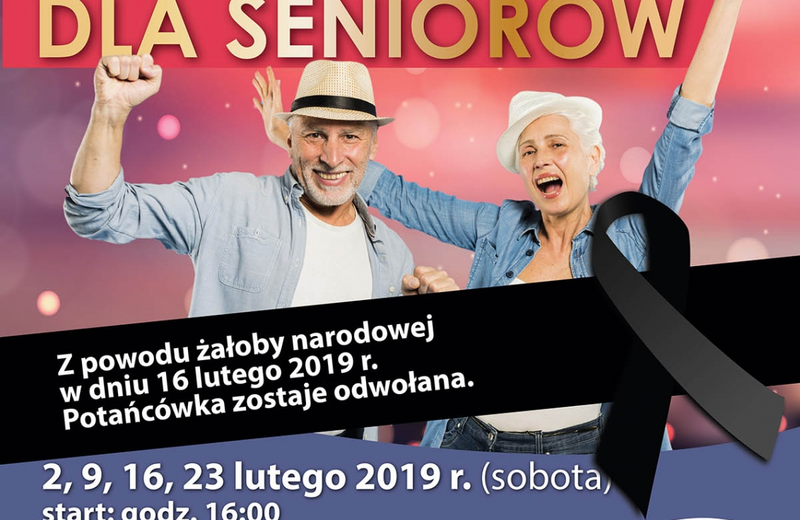 Najbliższa Potańcówka Miejska dla Seniorów ODWOŁANA